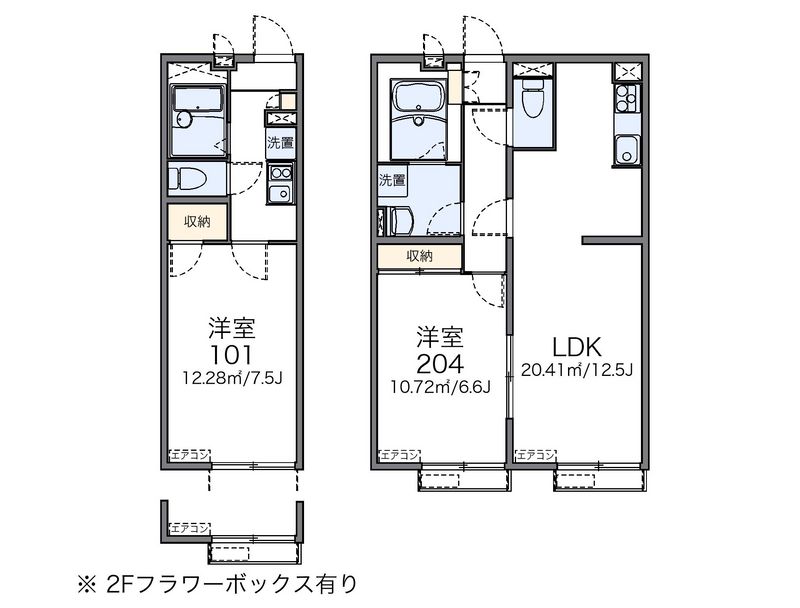 レオパレス御陵 間取り
