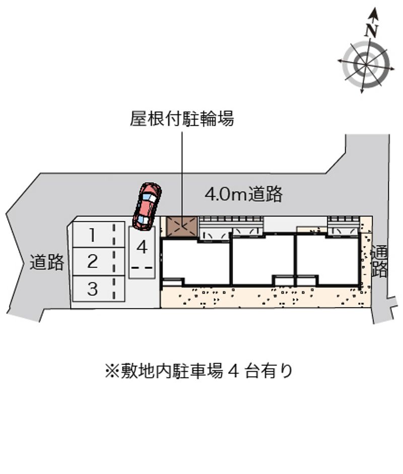 クレイノ城北 配置図