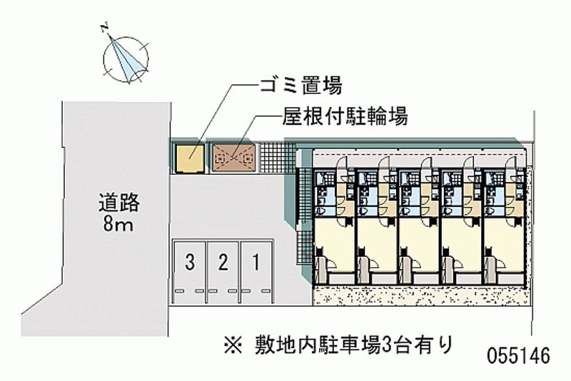 レオネクストフレールⅡ 月極駐車場