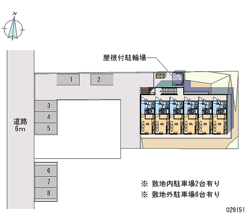 レオパレス樹 月極駐車場