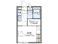 レオパレスサクライ 間取り図