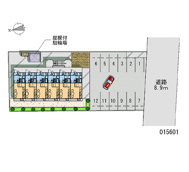 レオパレス渚 月極駐車場