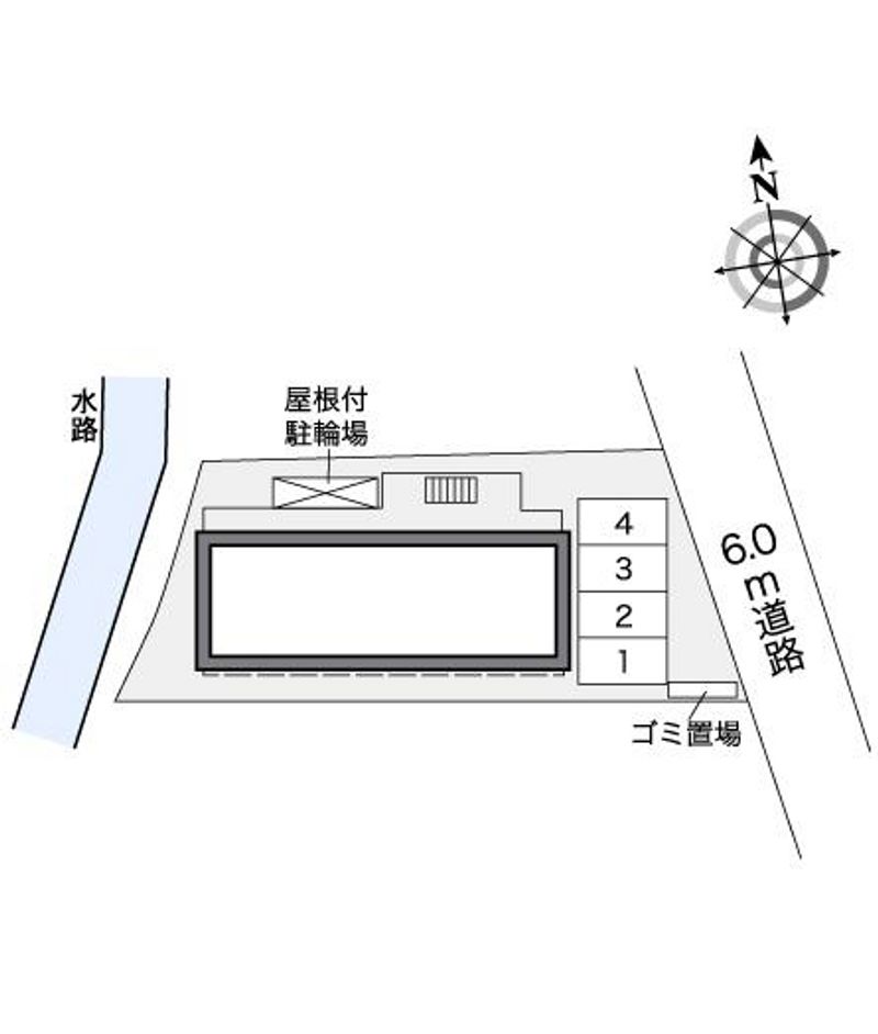 レオパレスコート　グラン 配置図