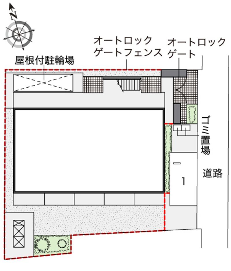 レオパレスイルソーレ 配置図
