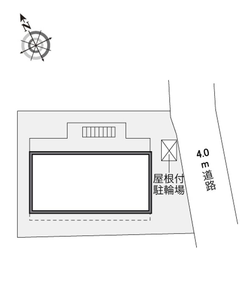 レオパレス南生田 配置図