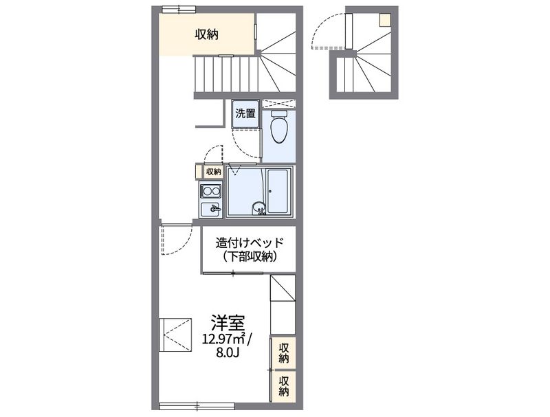 レオパレス姫神 間取図