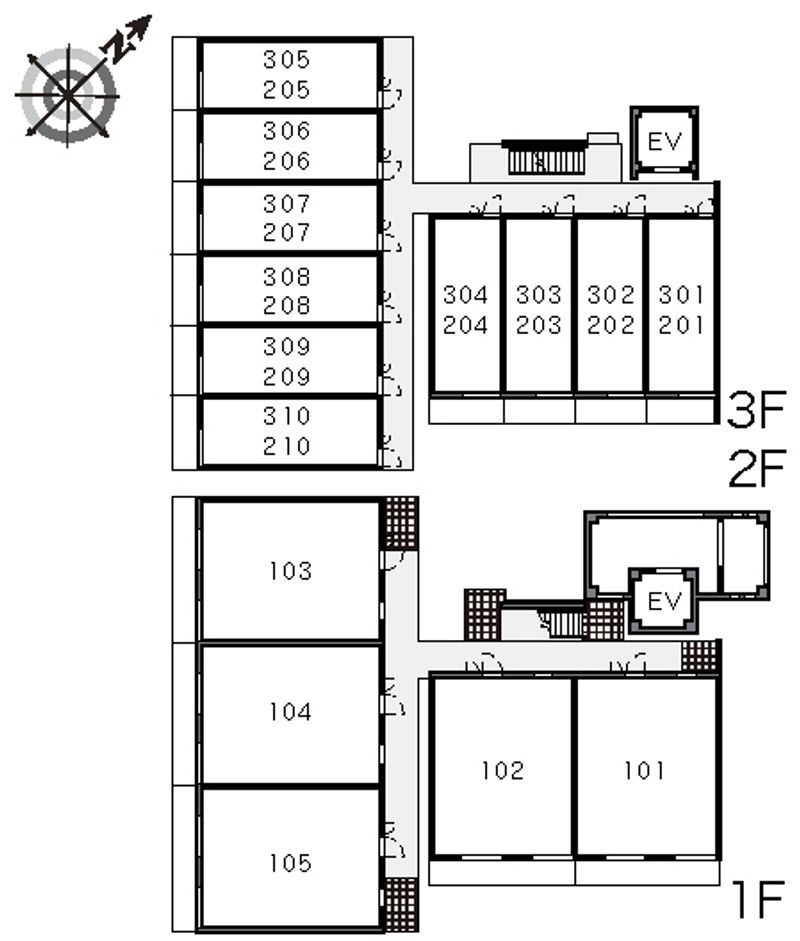 レオネクスト和光 間取配置図