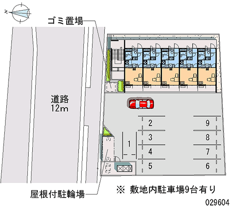 レオパレス池垣 区画図
