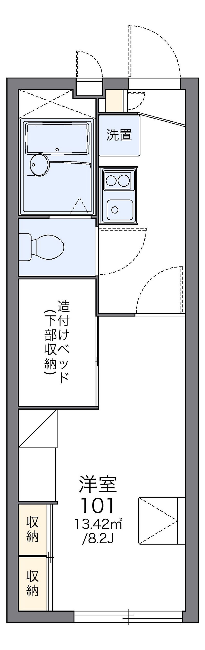 レオパレスＧｒｅｅｎＷｉｎｄⅡ 間取図