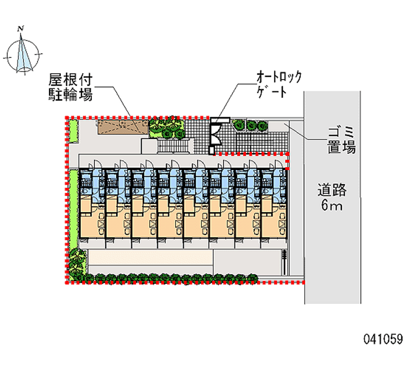 レオパレス徳丸ヒルズ 区画図