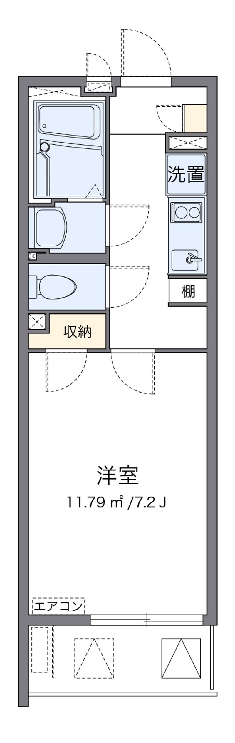 クレイノサクシード所沢 間取り