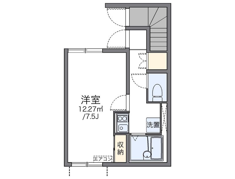 レオネクストシエルブルー戸塚 間取図
