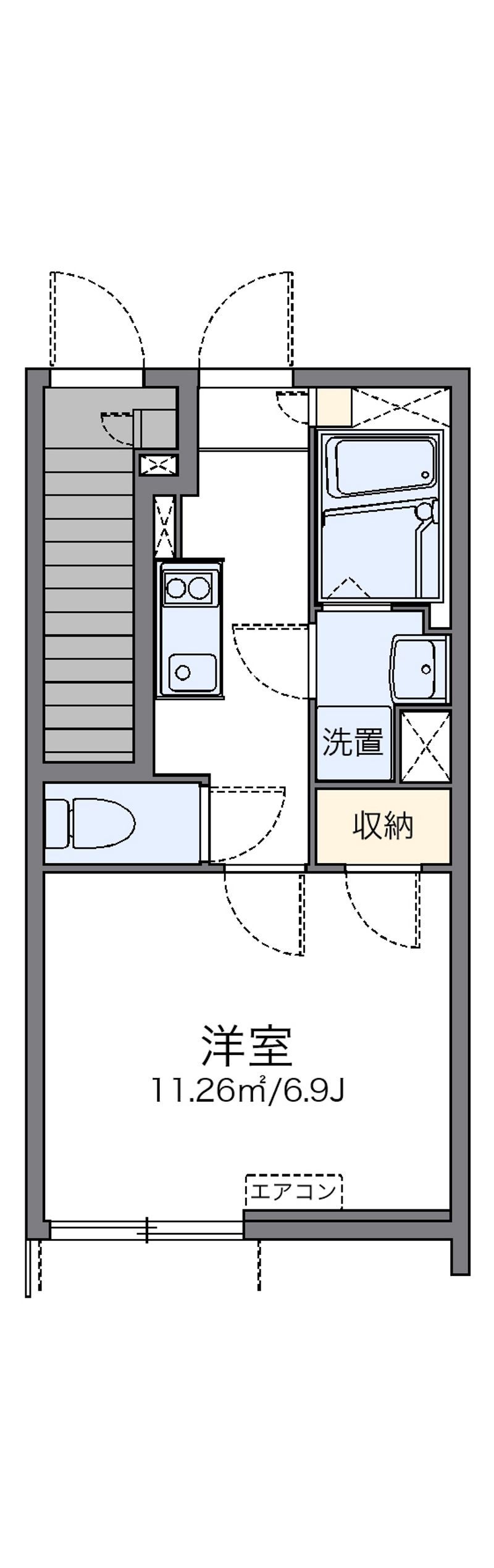 レオネクストてんまや 間取図