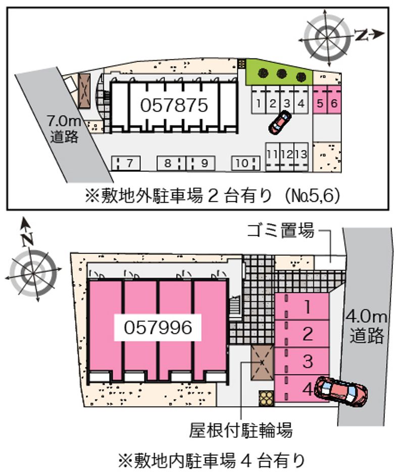 クレイノリヴェールブリス 駐車場