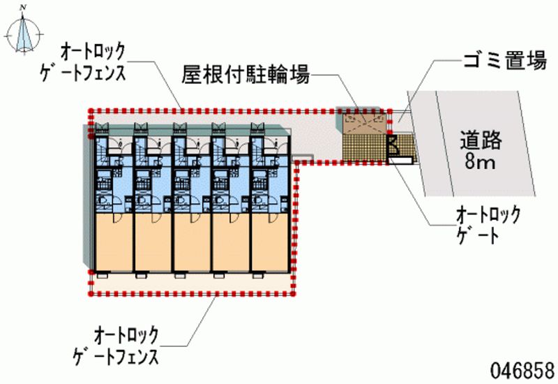 レオネクストＮＡＮＡ 区画図