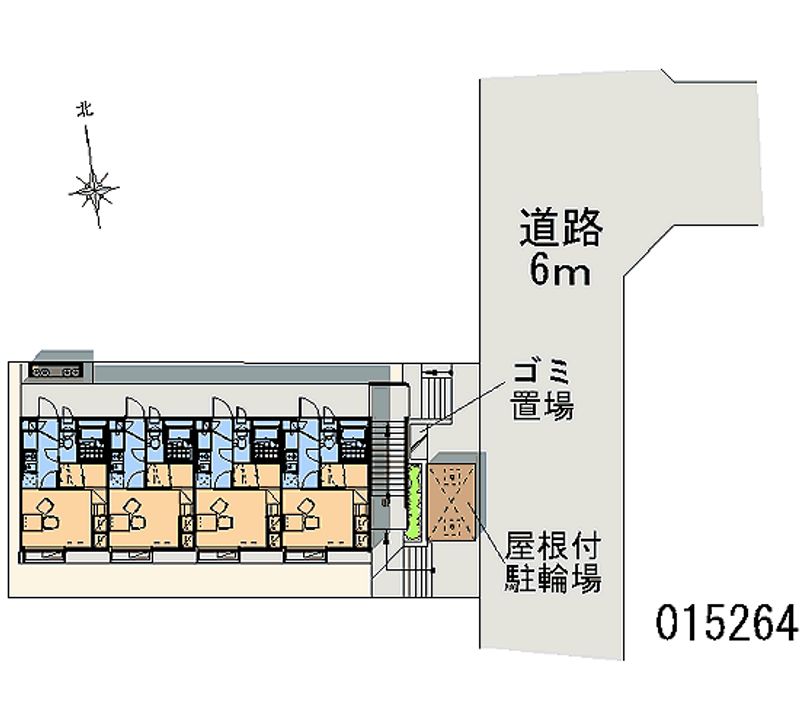 レオパレスＦ・シエル 区画図