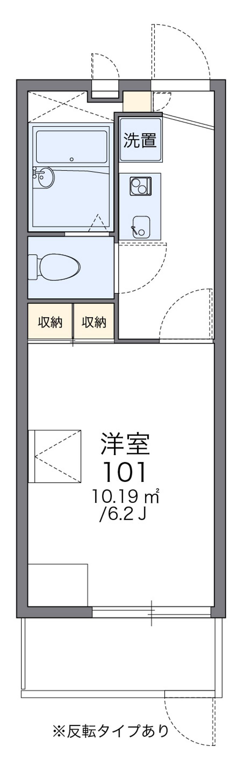 レオパレスラ・テール 間取図