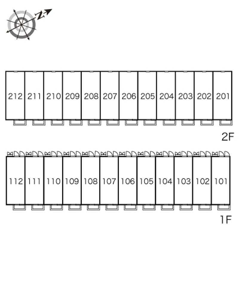 レオパレス陽空 間取配置図