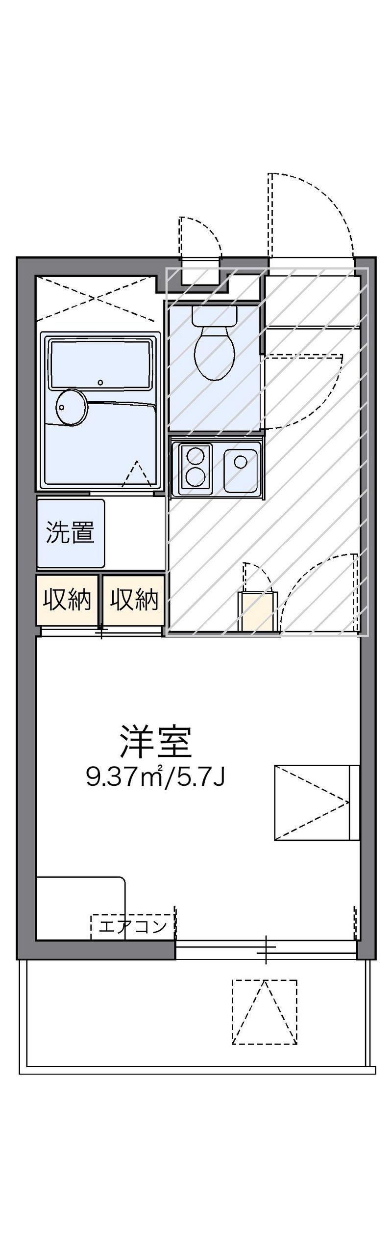 レオパレス１５ 間取図