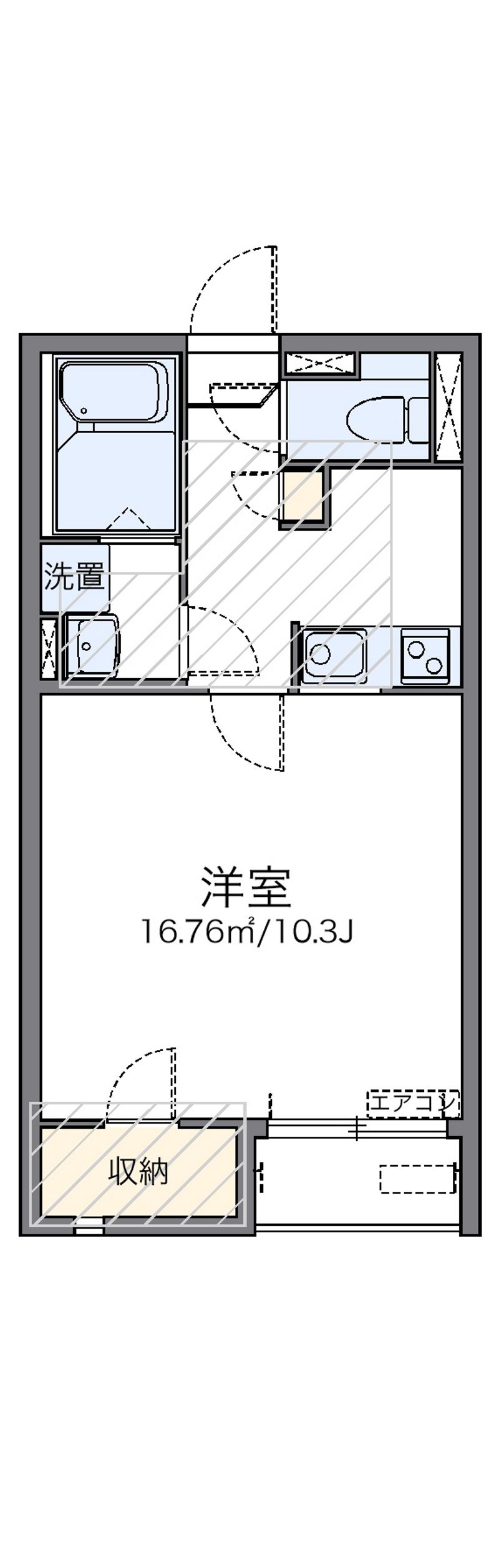 レオネクストフロレゾンＡ 間取図