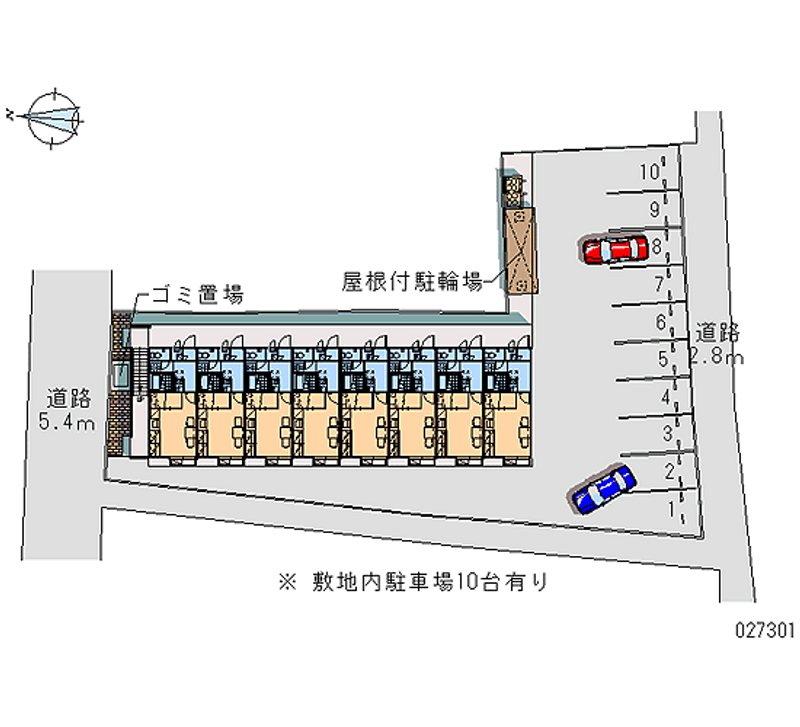 レオパレス桐ノ水 月極駐車場