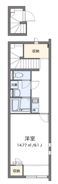 クレイノ日吉原Ⅲ 間取り図