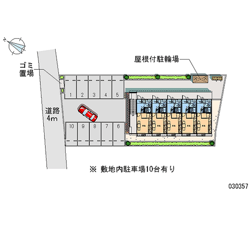 30357 Monthly parking lot