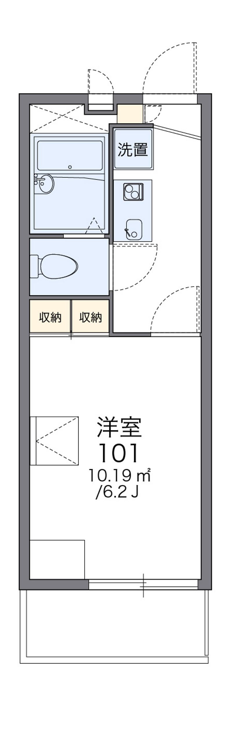 レオパレスプリウス　アン 間取図
