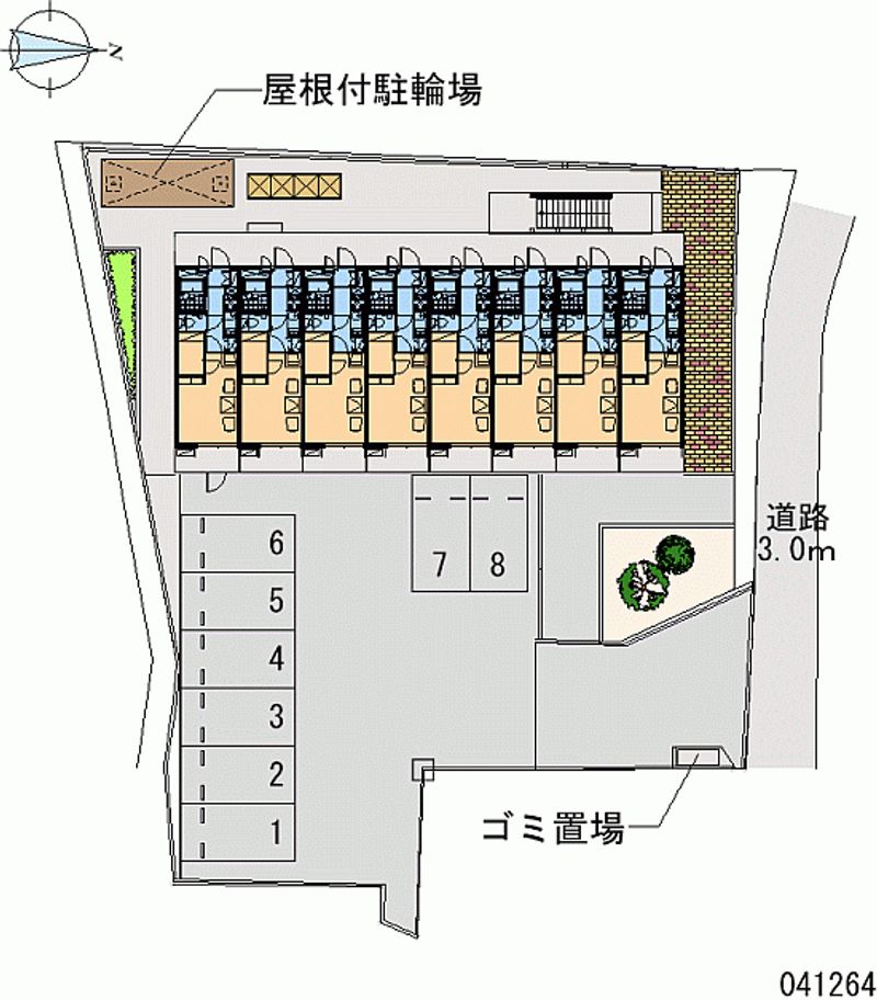 レオパレス入江 月極駐車場