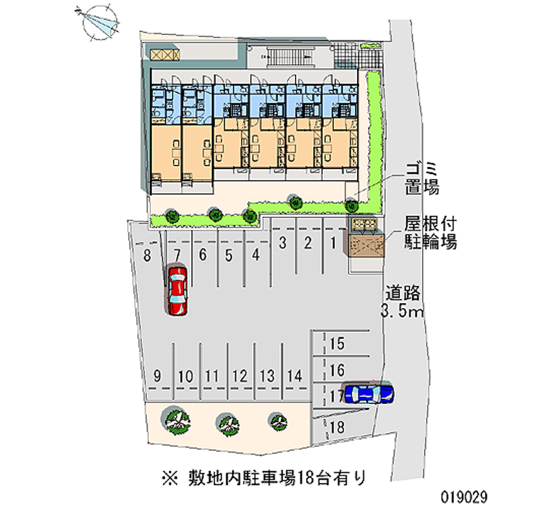 レオパレス油ヶ渕 月極駐車場