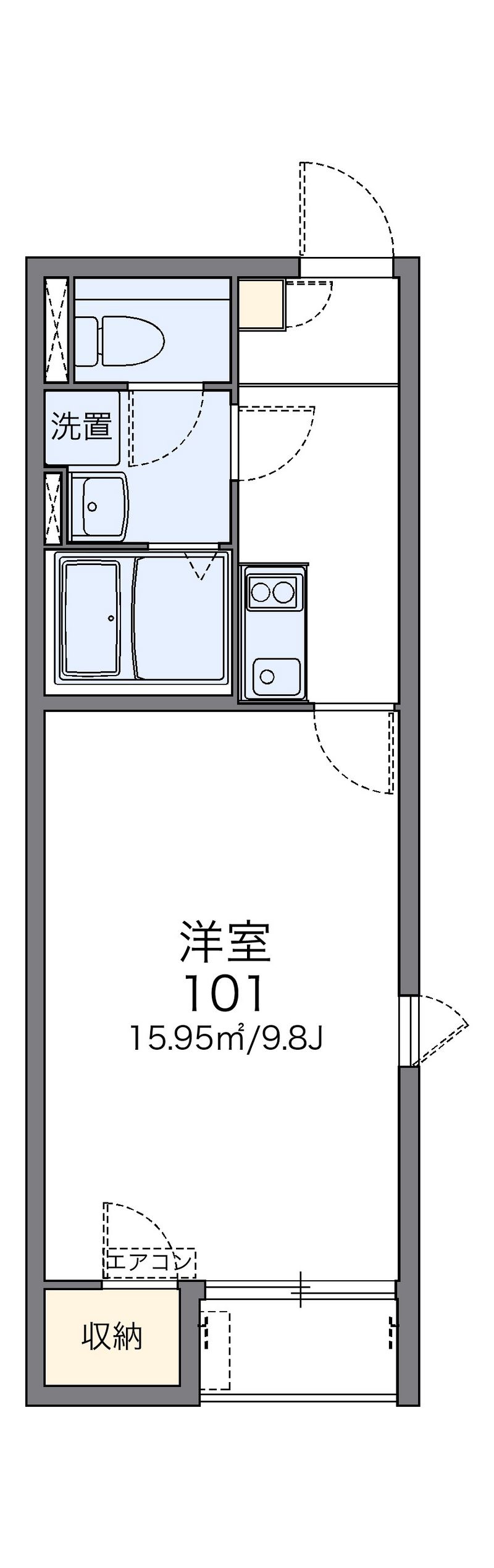 レオネクスト尾長東 間取図