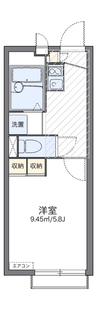 レオパレスクリサンテーモ 間取り図