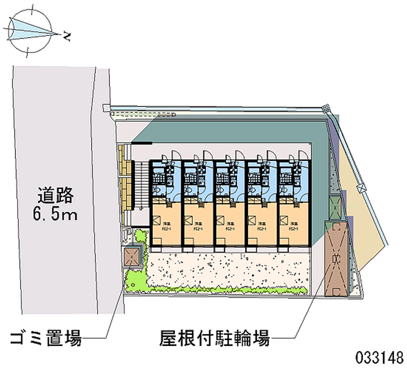 レオパレスフェリス 区画図