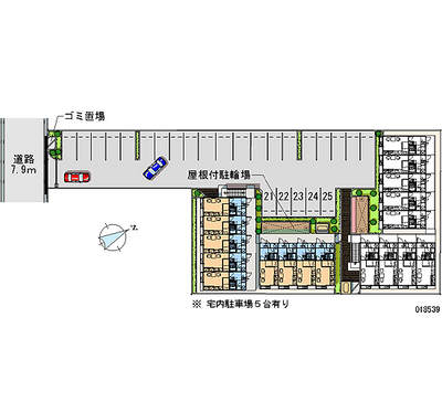 18539 Monthly parking lot