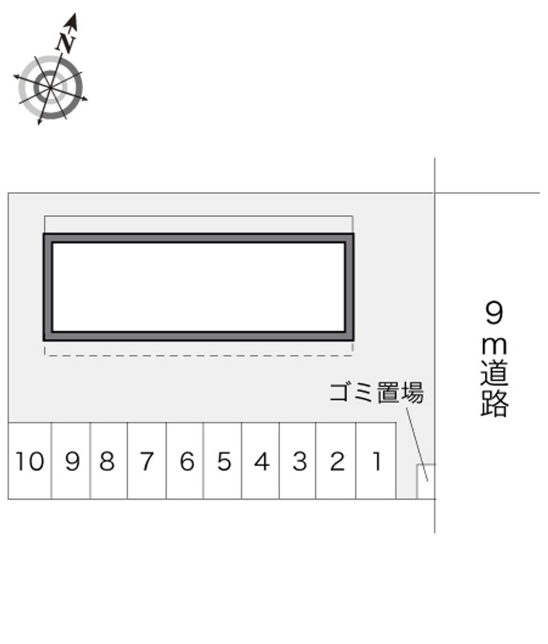 レオパレスアリス 駐車場