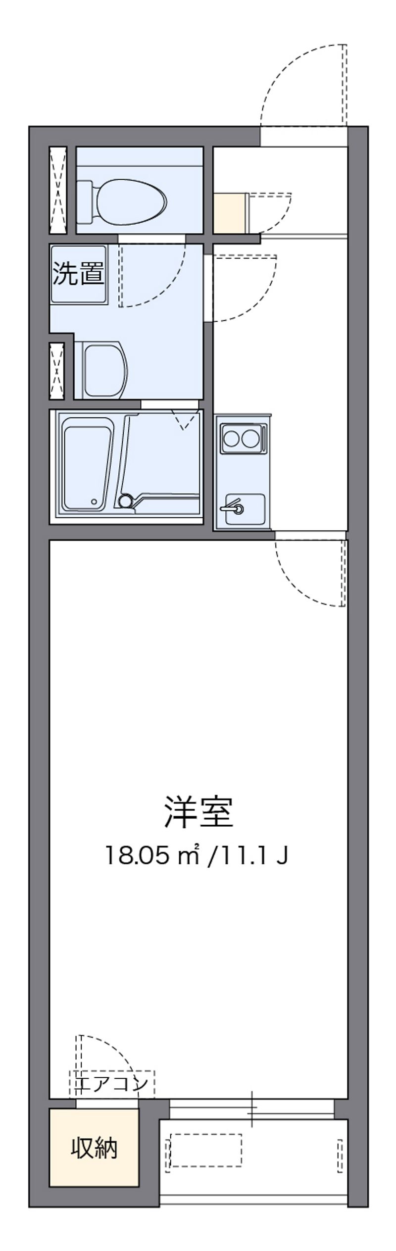 レオネクストカサデエスペランサ 間取図