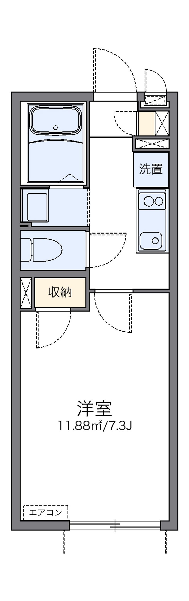 レオパレスヴィブレ 間取り