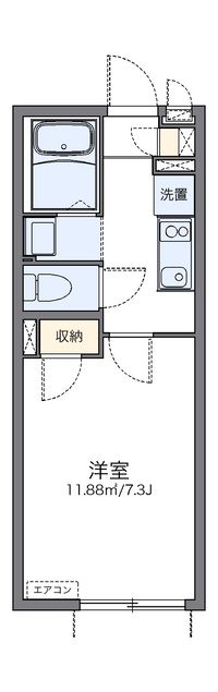 レオパレスヴィブレ 間取り図