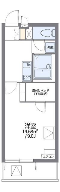 レオパレス真Ⅶ 間取図