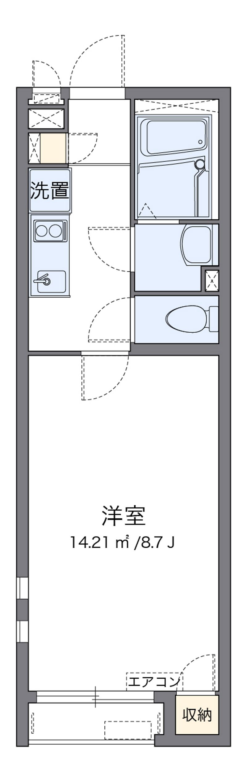 クレイノトワ　アモーレ 間取図
