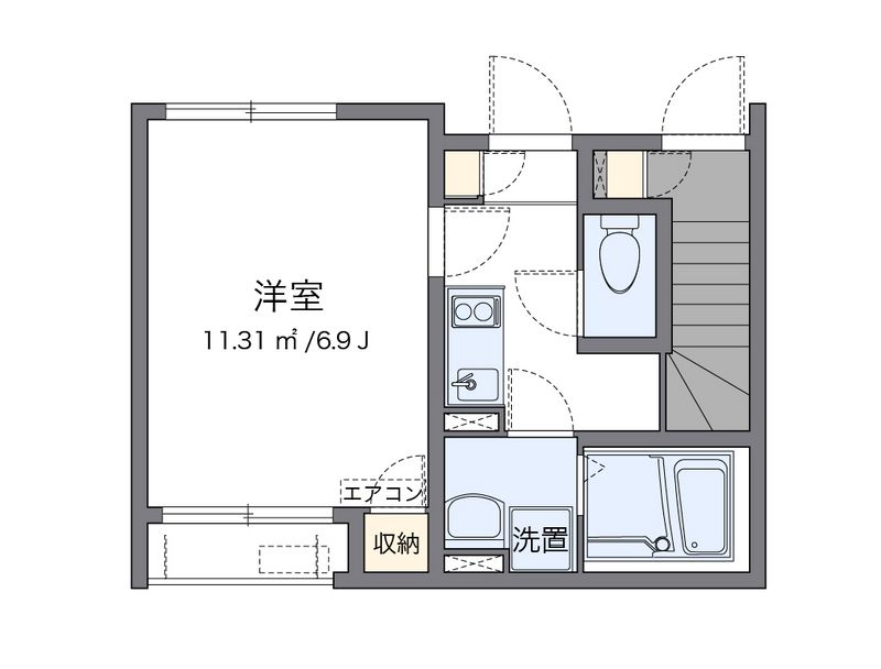 クレイノＭＫハイツ 間取図