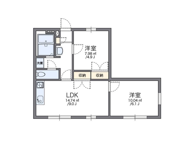 レオパレスメゾン・ド・アムール 間取図