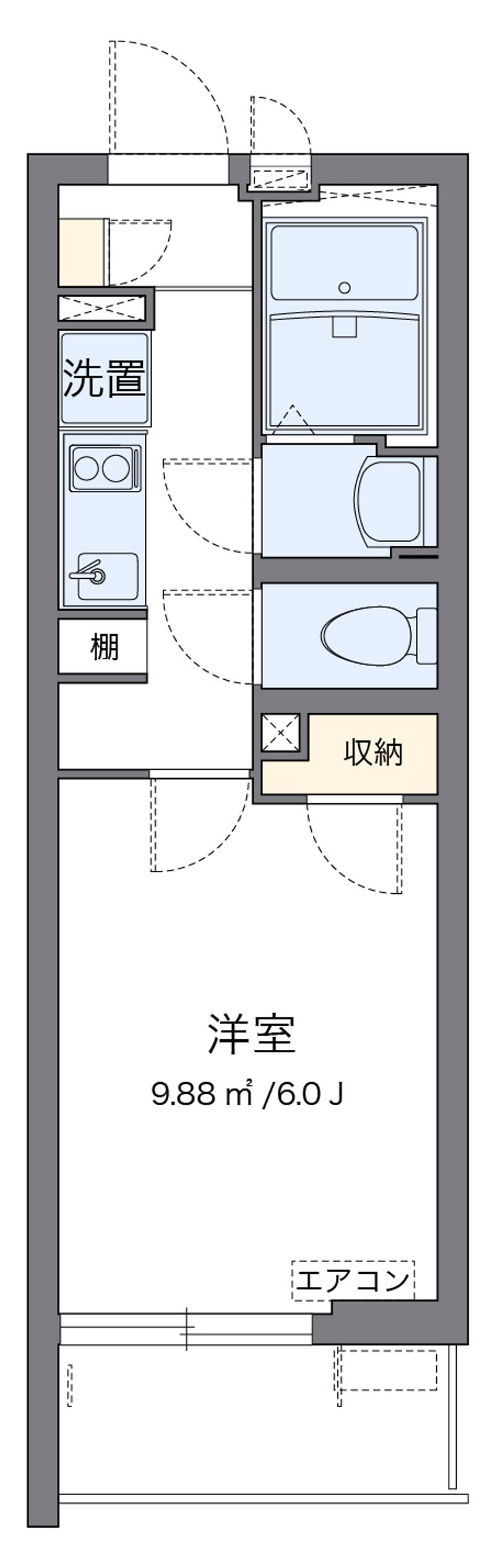 クレイノタウニー　高円寺 間取図