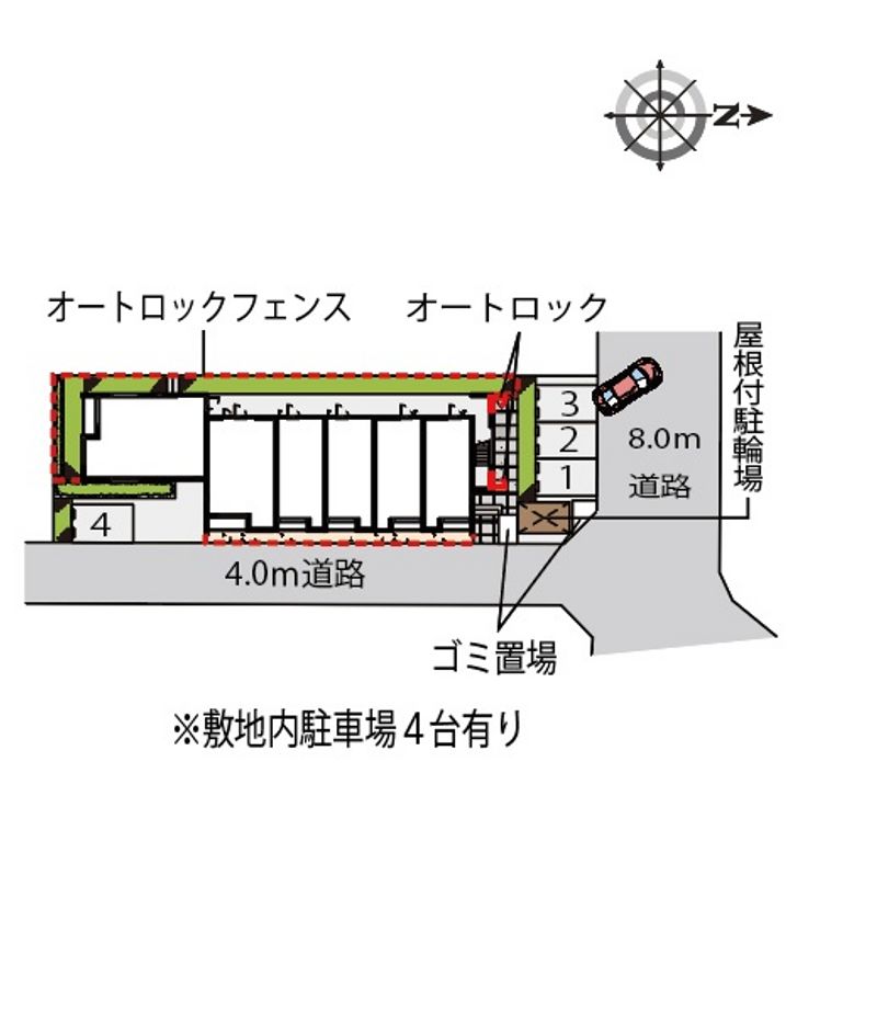 クレイノフェリーチェ 配置図