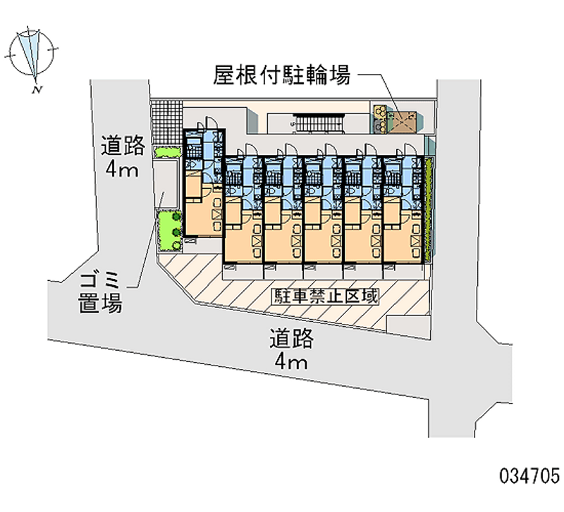レオパレス宿河原 区画図