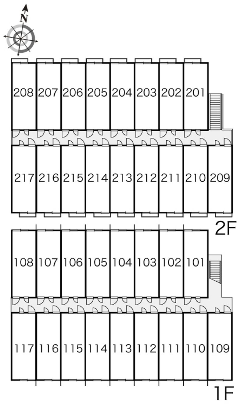 レオパレスことぶき 間取配置図