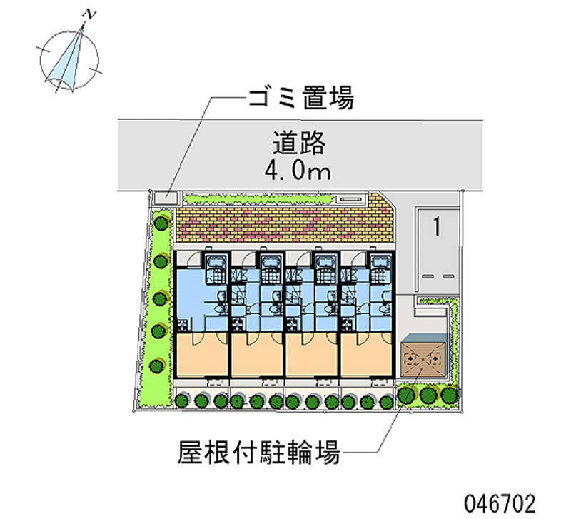 レオネクストソレイユ岡本 月極駐車場