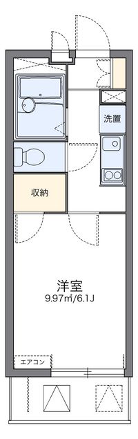 レオパレスすずしろ 間取り図