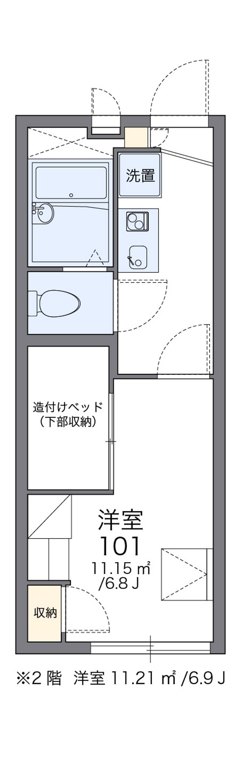 レオパレスグランツⅡ 間取図