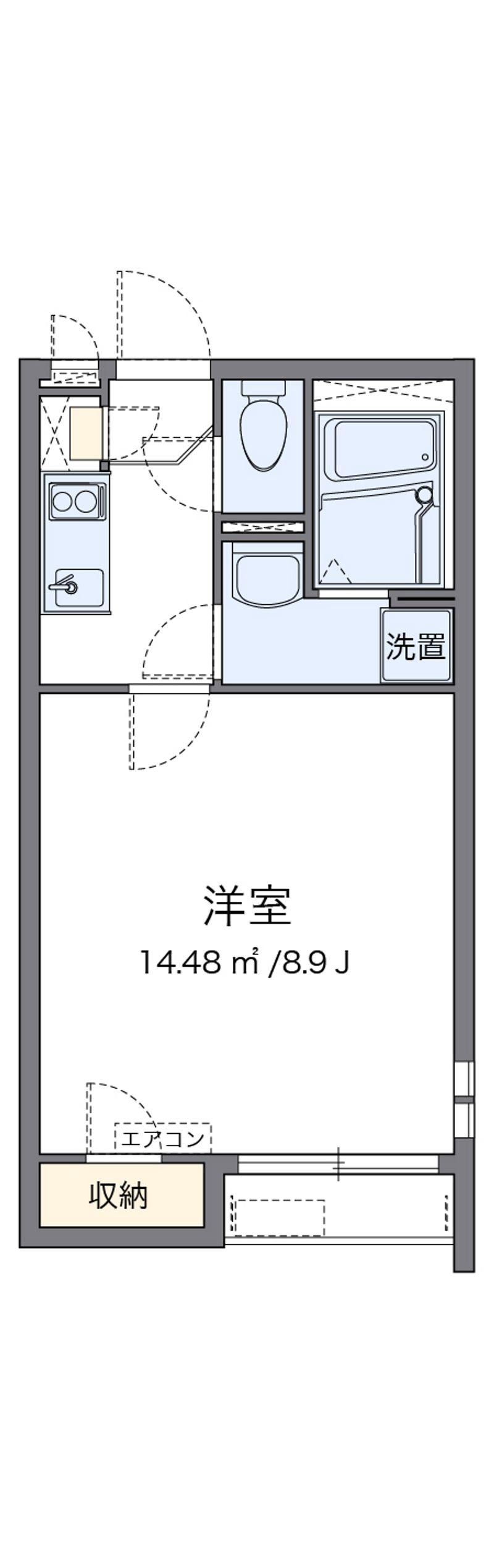 クレイノカリン 間取図